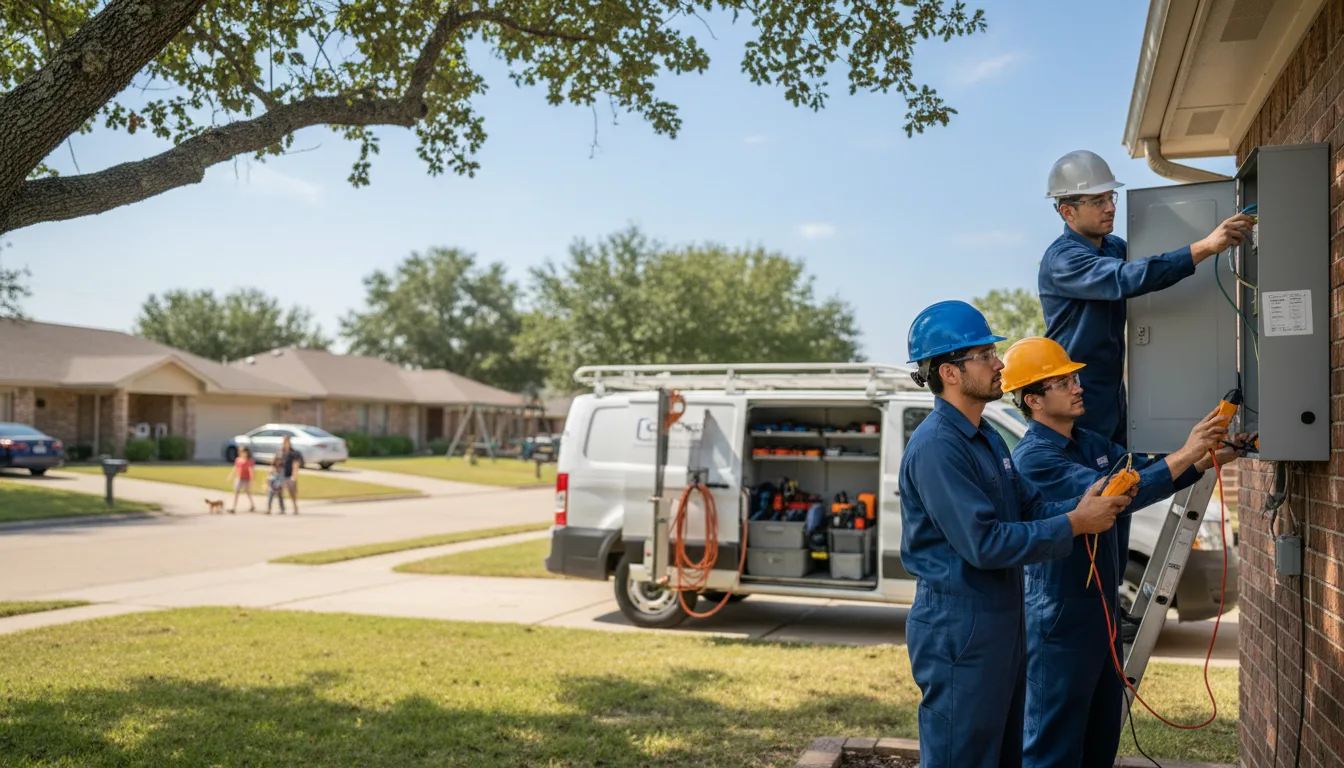Certified electrician providing emergency electrical services in Carney, OK